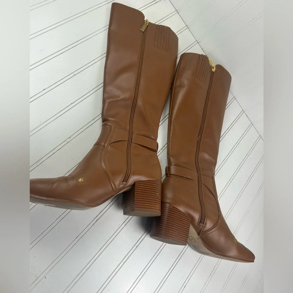 Michael Kors Carmen Faux Leather Tall Riding Boot Women’s Size 10M $375